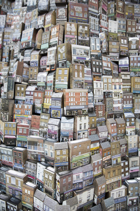 Tower of Babel by Barnaby Barford at London's V and A museum