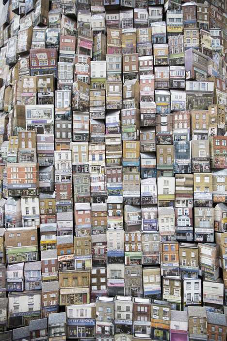 Tower of Babel by Barnaby Barford at London's V and A museum