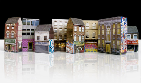 Tower of Babel by Barnaby Barford at London's V and A museum