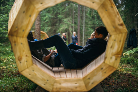 Unplugged Kingsize Megaphones by Estonian Academy of Arts interior architecture students