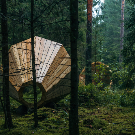 Unplugged Kingsize Megaphones by Estonian Academy of Arts interior architecture students
