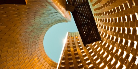 Postmodern architecture: Vulcania Centre Européen du Volcanisme by Hans Hollein