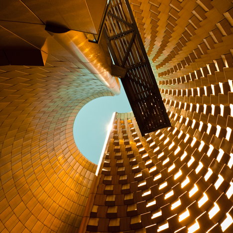 Postmodern architecture: Vulcania Centre Européen du Volcanisme by Hans Hollein
