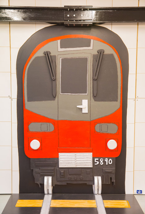Wooden Tube Station by Camilla Barnard