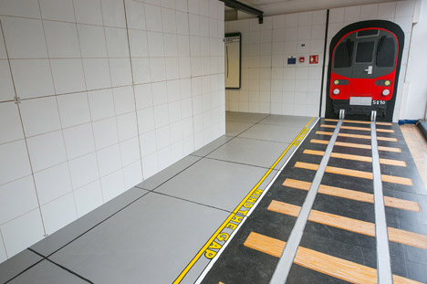 Wooden Tube Station by Camilla Barnard