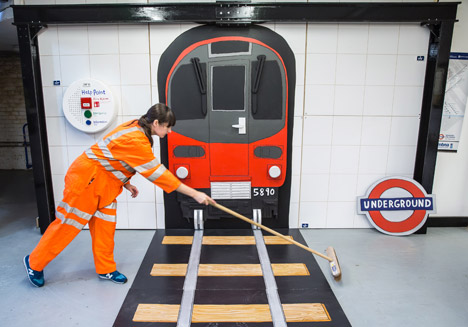Wooden Tube Station by Camilla Barnard