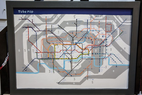 Wooden Tube Station by Camilla Barnard