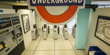 Wooden Tube Station by Camilla Barnard