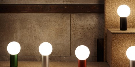 Joel Hoff designs rotating table lamp for Wrong for Hay