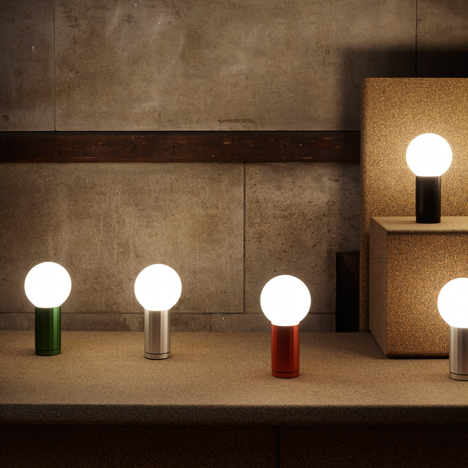 Joel Hoff designs rotating table lamp for Wrong for Hay