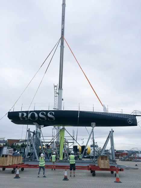 Yacht for Hugo Boss by Konstantin Grcic