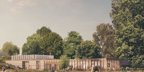 Yorkshire Sculpture Park visitor centre by Feilden Fowles