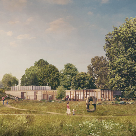 Yorkshire Sculpture Park visitor centre by Feilden Fowles