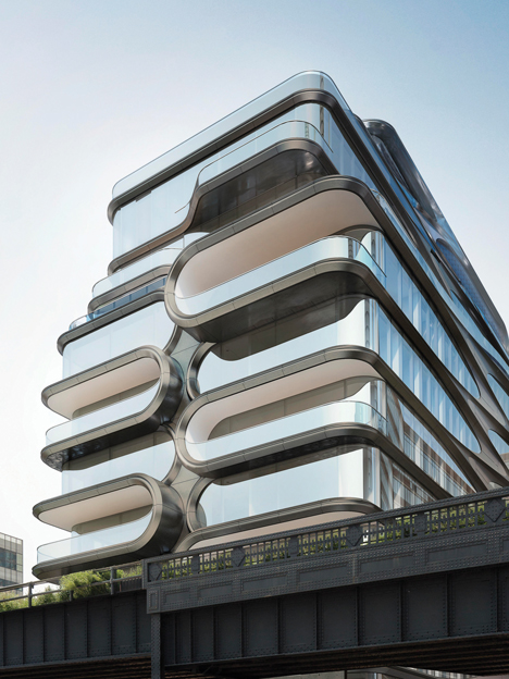 520 West New York residential development by Zaha Hadid