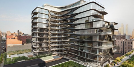 520 West New York residential development by Zaha Hadid