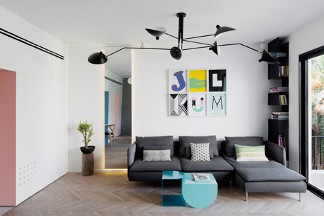 55 metre Tel Aviv apartment by Maayan Zusman and Amir Navon