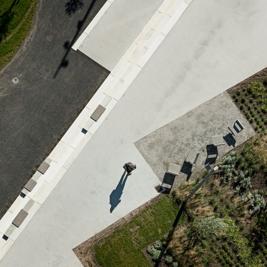 Promenade and landscaping for Aalborg waterfront by CF Møller