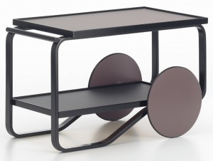 Alvar Aalto Tea Trolley re-interpreted by Hella Jongerius for Artek