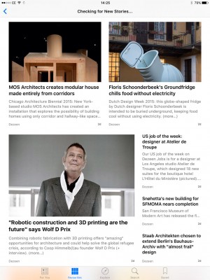 Apple iOS 9 news app