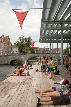 Canal Swimmer's Club by Atelier Bow-Wow + Architectuuratelier Dertien 12 for Belgian Triennial