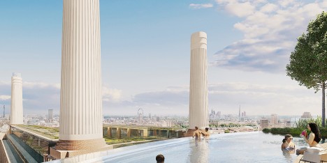 Foster-designed hotel at Battersea Power Station to feature rooftop infinity pool