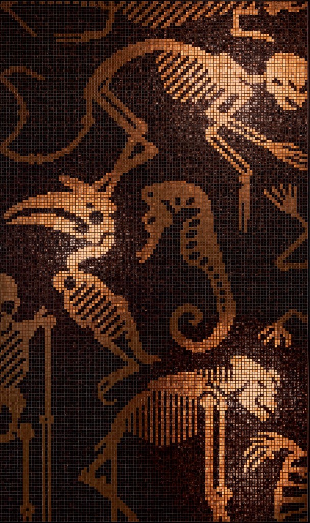 Skeleton tiles by Studio Job