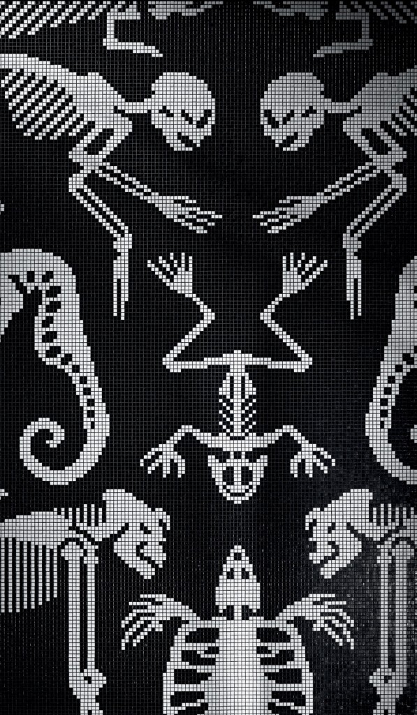 Skeleton tiles by Studio Job