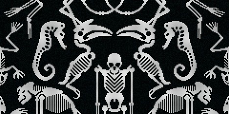 Skeleton tiles by Studio Job