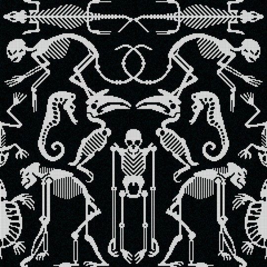 Skeleton tiles by Studio Job