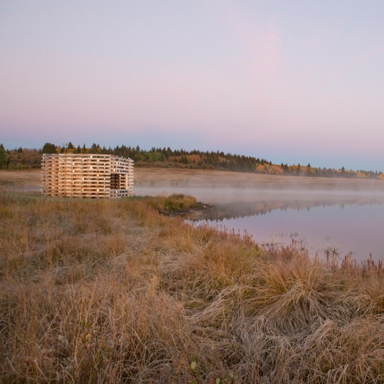 Carraig Ridge Fireplace in Alberta, Canada, by Young Projects