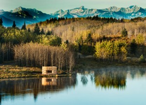 Carraig Ridge Fireplace in Alberta, Canada, by Young Projects