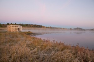 Carraig Ridge Fireplace in Alberta, Canada, by Young Projects