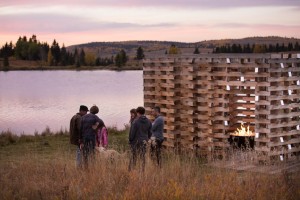 Carraig Ridge Fireplace in Alberta, Canada, by Young Projects