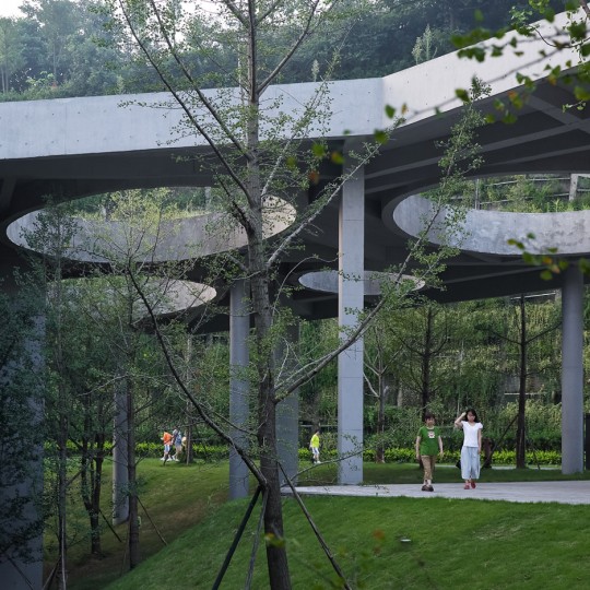 Chongqing Taoyuanju Community Center by Vector Architects