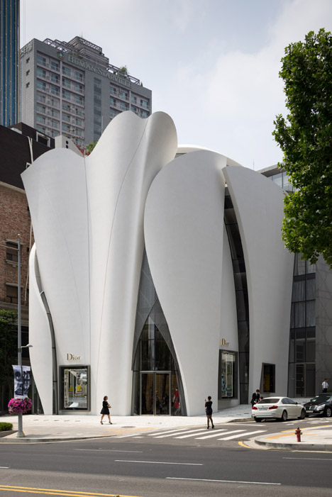 Dior Boutique in Seoul by Nicolas Borel Christian de Portzamparc