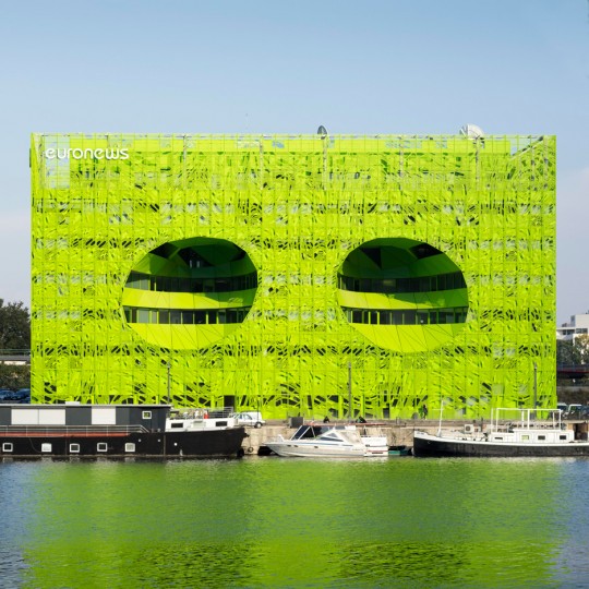 Euronews Headquarters in Lyon by Jakob + MacFarlane