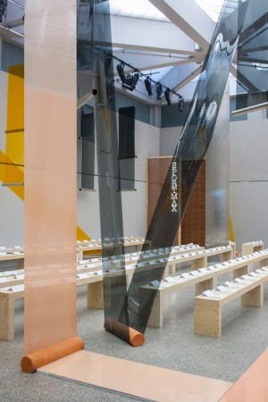 Formafantasma catwalk for Sportmax SS16