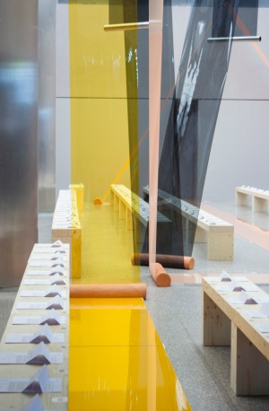 Formafantasma catwalk for Sportmax SS16