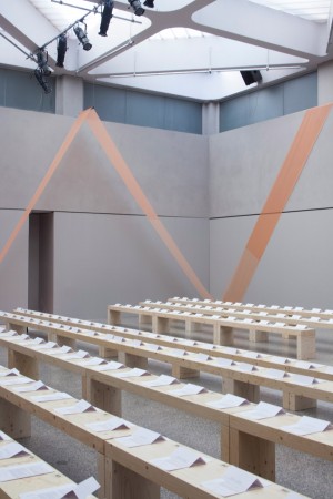 Formafantasma catwalk for Sportmax SS16