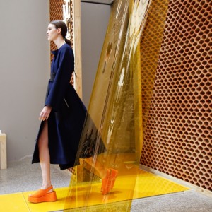 Formafantasma catwalk for Sportmax SS16