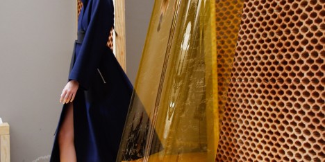 Formafantasma catwalk for Sportmax SS16