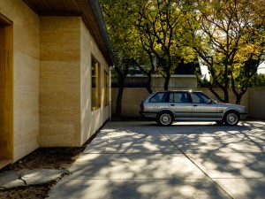 Hempcrete house by Martens Van Caimere Architecten