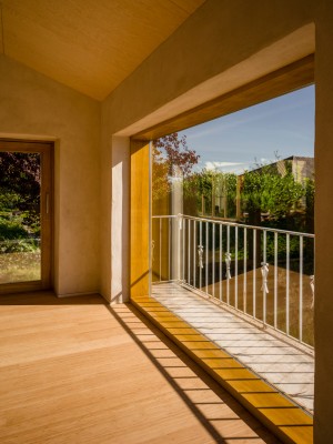 Hempcrete house by Martens Van Caimere Architecten