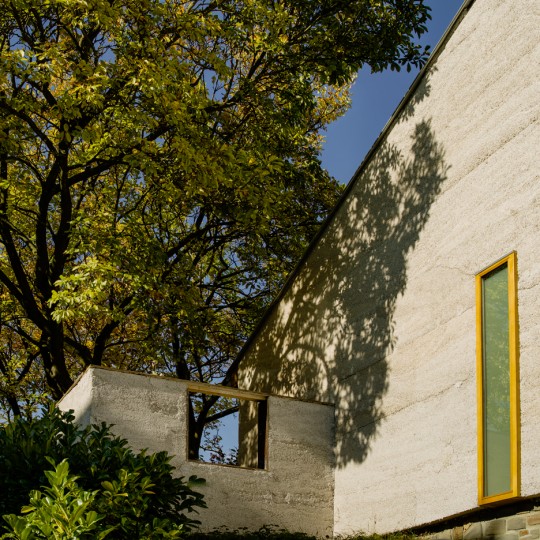 Hempcrete house by Martens Van Caimere Architecten