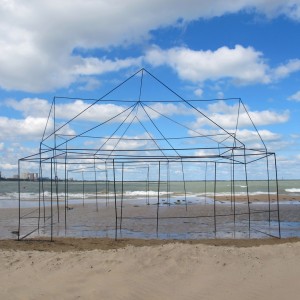 House installation by Sarah FitzSimons Chicago Architecture Biennial 2015