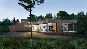 House on Lac Grenier by Paul Bernier
