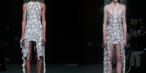 Hussein Chalayan's melting clothes for Spring Summer 2016