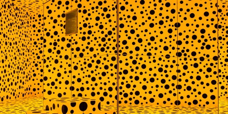 In Infinity installation by Yayoi Kusama for Louisiana MoMa