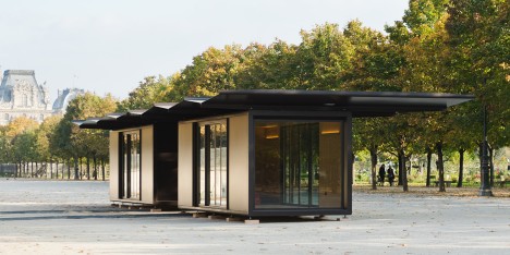 Kiosque installation at the Jardin des Tuileries by Ronan and Erwan Bouroullec