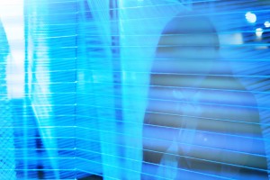 Lasermaze installation in Detroit by George King Architects